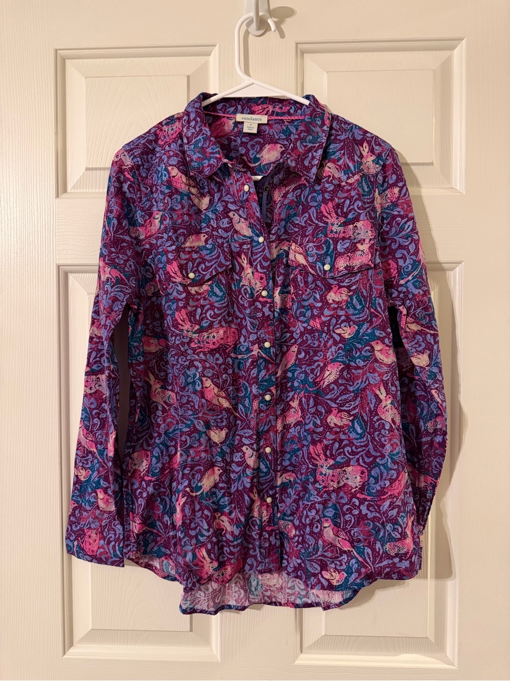 Sundance 100% Cotton Button Down Shirt - size S